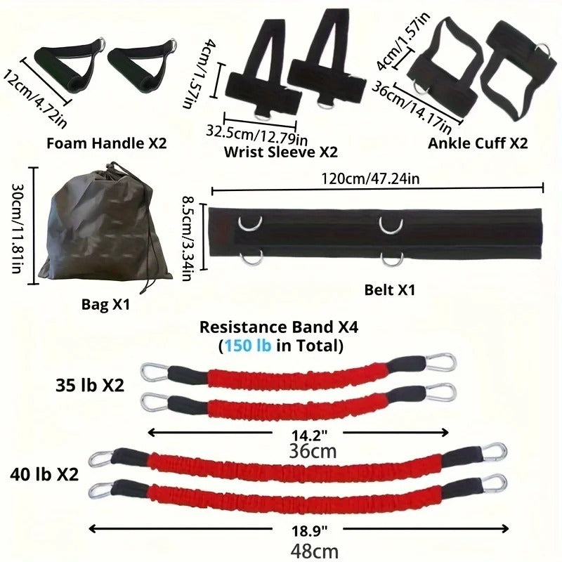 Boxing Resistance Bands Set
