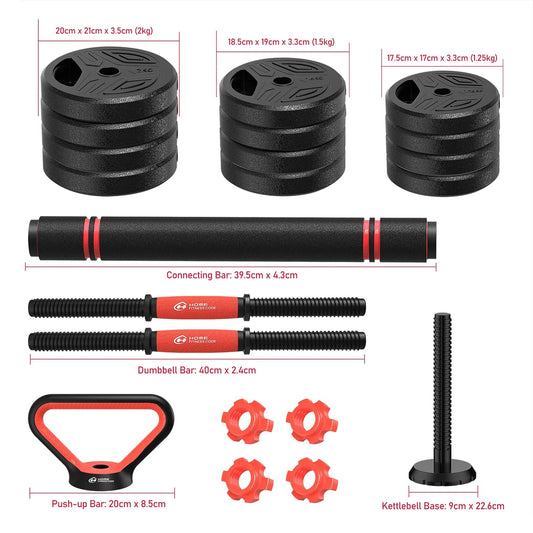 3-in-1 Dumbbell Home Gym Set